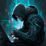 Hacker profile illustration
